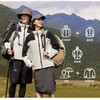 木纯时尚户外拼色情侣款宽松防水防风透气冲锋衣9522款 商品缩略图7