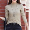 雀说打底衫女长袖半高领大码百搭洋气内搭保暖上衣服AL82355 商品缩略图1
