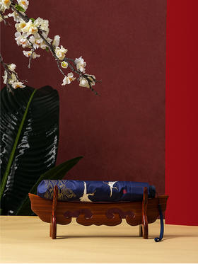 MINISO故宫宫廷百花图卷系列防晒伞藏青色53*6k