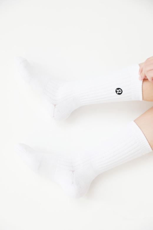 普拉提罗纹袜子，3双一卡装。原包装品相の中筒毛巾底袜子A101688 商品图12