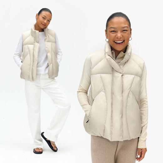 oneup3M新雪丽切割棉服马甲 商品图3