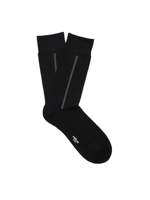 callisto黑色棉混纺袜子 商品图0