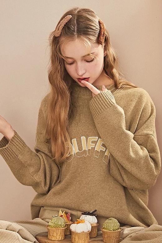 LED'IN 休闲贴布绣针织衫 10217 商品图3