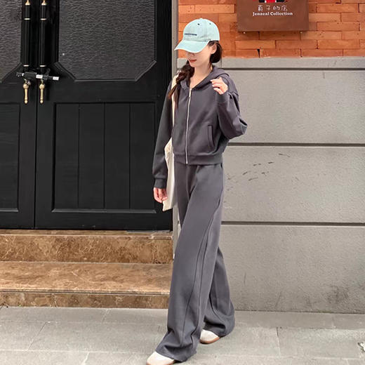 裁缝学苑AQ359两件套装纸样女装秋冬新款高级感连帽上衣+裤子样板 商品图0