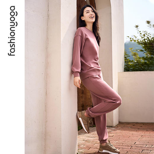 F14886简约休闲中长款卫衣 商品图12