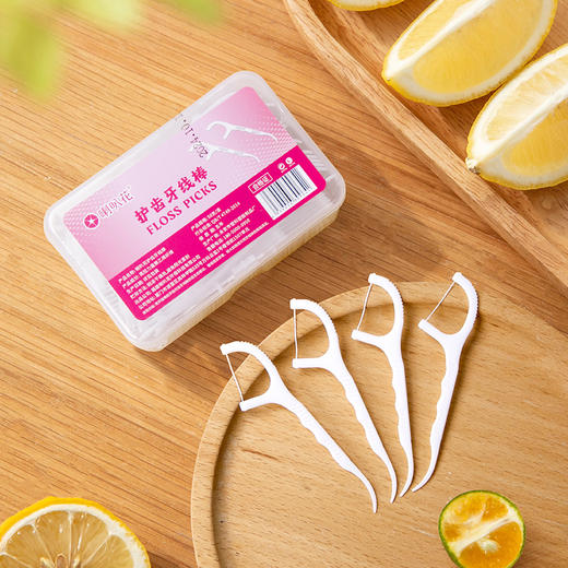 喇叭花竹牙签家用一次性竹签盒装酒店餐厅商用便携细牙签筒双头尖 商品图2