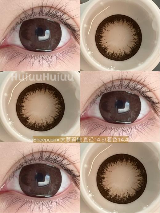 【实拍大直径】大萝莉系列-偏大着色-直径14.5mm/ 着色14.4mm 【年抛 度数0-1000度 无525/575 】 商品图4