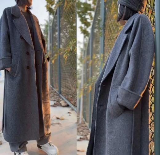 红莲骆驼绒双面呢简约长款大衣｜经典羊绒、多个款式可选 商品图1