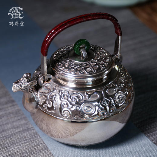 鹤鼎堂银壶闻天系列藏六兽首汤沸（缺货） 商品图2