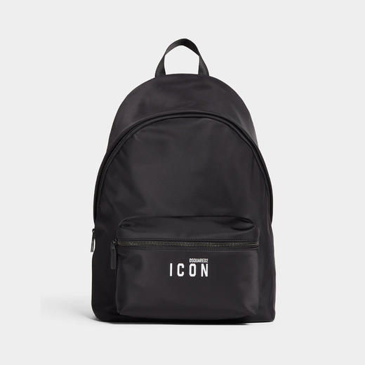 DSQUARED2 男士字母徽标印花双肩包 黑色 BPM0113 11703199 M436 商品图0