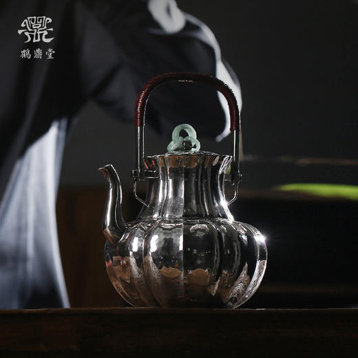 鹤鼎堂银壶闻天系列骏尨汤沸（银色）（缺货） 商品图0