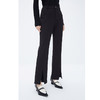 NEELLY纳俪商场同款黑色休闲喇叭裤女开叉西装裤高级感垂感九分裤N24104H04555 商品缩略图2