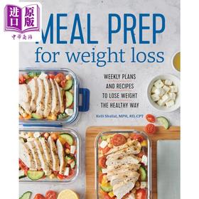 【中商原版】长期减肥备餐计划 英文原版 Meal Prep for Weight Loss Kelli Shallal