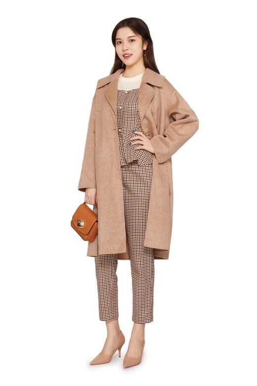 Le Malene 复古小香风格纹拼接式裤套装 10231 商品图1