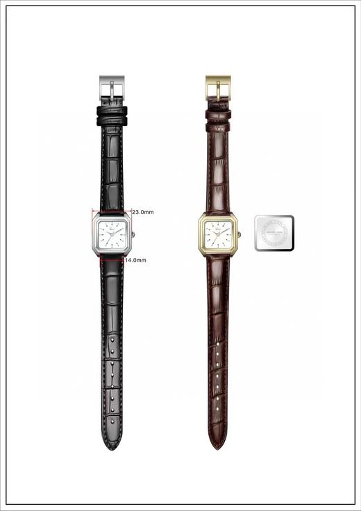 小众设计师款复古手表，韩国客人的订单， PE11机芯 商品图2