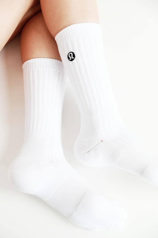 普拉提罗纹袜子，3双一卡装。原包装品相の中筒毛巾底袜子A101688 商品图14