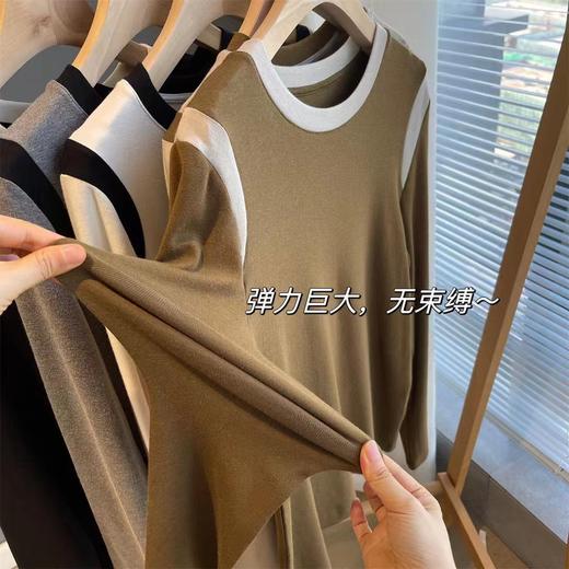 好穿打底 春夏打底衫推荐 小香风拼接衫 炒鸡舒服 商品图7