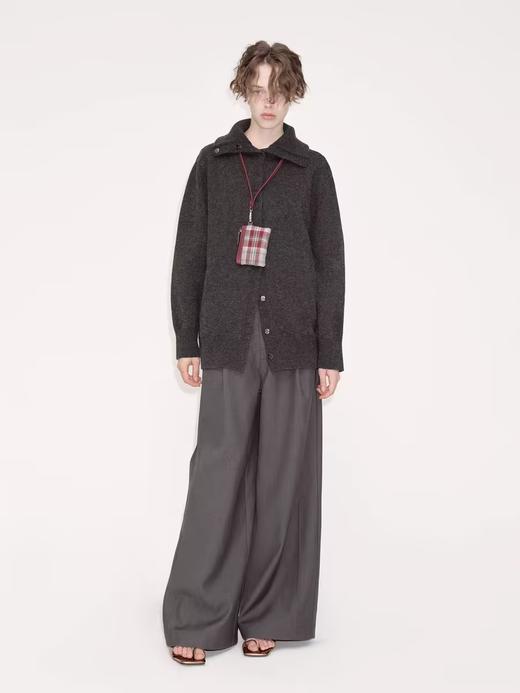 出逃赤岗西/CT0008/翻领纽扣针织开衫 商品图3