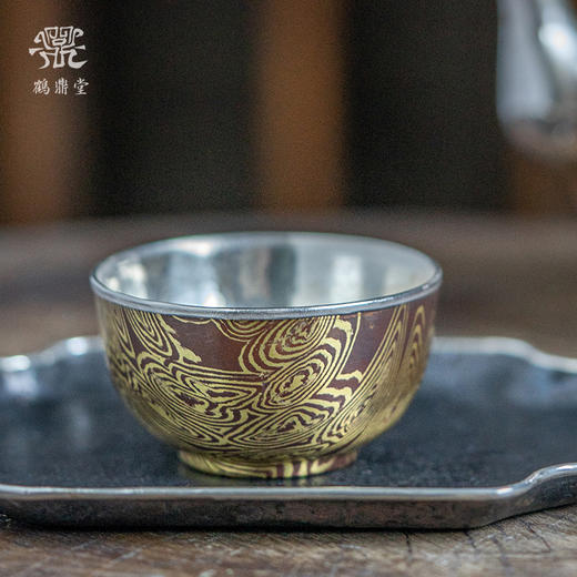 鹤鼎堂闻天系列银汉杯木纹金（包银）（缺货） 商品图2