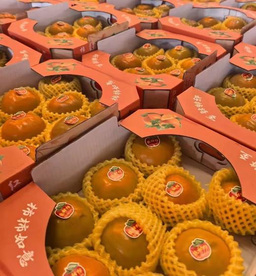 好柿连连 脆甜柿9头约3.5斤/箱  | 水果 商品图3