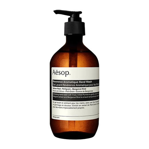 【跨境】AESOP/伊索 尊尚芳香洗手液500ml 磨砂 深层温和清洁持久留香保湿滋润呵护肌肤手部清洁露 商品图0