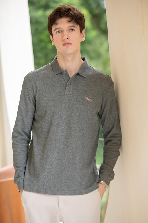 🎯🎯【品牌直发】早春钜惠0.6折❗🐱意大利高端品牌👉【Hilnan&Bellne哈蒙班尼春季专版POLO衫22827】✨，意大利百年品牌，😎八佰伴、新天地在售👇🏻 商品图1