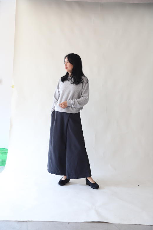 米马推荐 特别的亚麻棉羊毛线衫 质感硬朗 舒适吸潮 商品图3