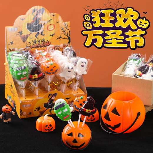 【圣诞好礼！多款可选，气氛十足~】圣诞节糖果盒装 卡通可爱老人头棒棒糖 高颜值零食圣诞节礼物-QQ 商品图11