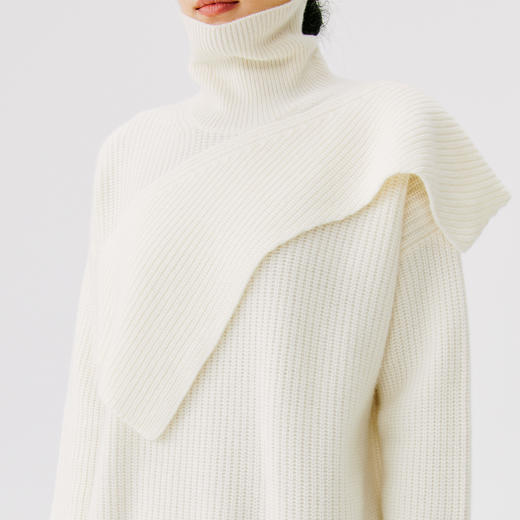 东黎 • 小山羊绒女士秋冬高领外穿套头衫 4660 商品图9