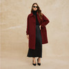 PH923斯尔丽24冬季新款双面羊毛大衣中长款设计感装饰扣廓形大衣 商品缩略图7