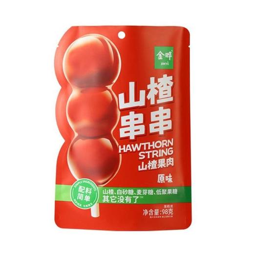 金晔 原味山楂串串山楂果肉 98g/袋 商品图0