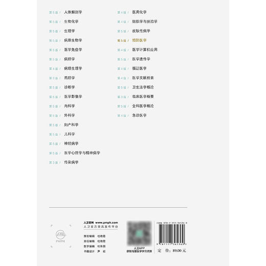 预防医学（第5版） 2024年10月学历教育教材 商品图2