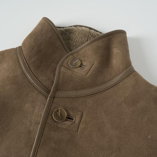 ROMI STUDIO“棕标甄选” 双面穿雾面绒感皮毛一体皮草 RW24WWZ0043 商品图7