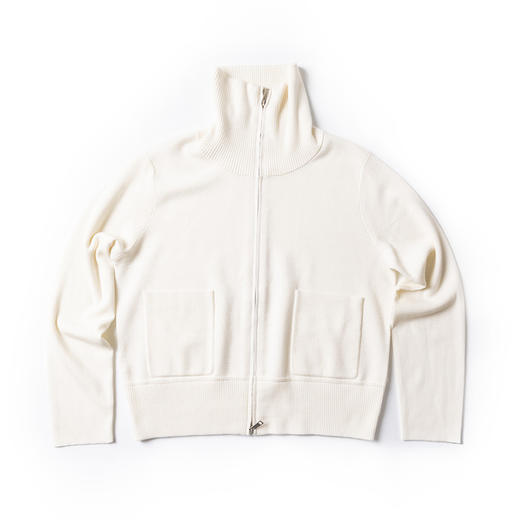 48支蚕丝羊毛针织翻领外套 商品图2