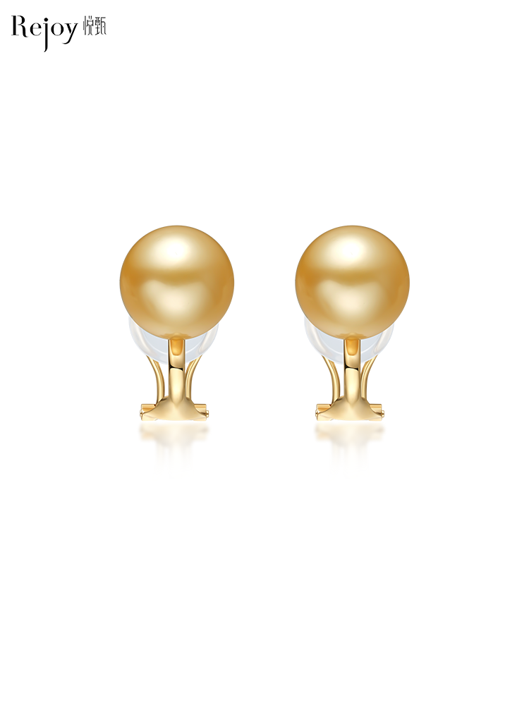 【天猫同款】悦甄 classic 日本无痛耳夹南洋金珍珠弹力耳夹