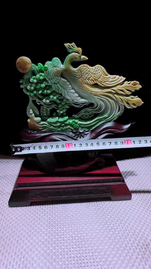 620446翡翠摆件【凤凰来仪】 商品图2