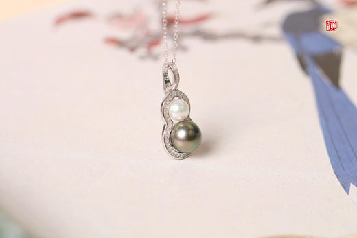 【雅韵】大溪地海水珍珠吊坠 商品图3