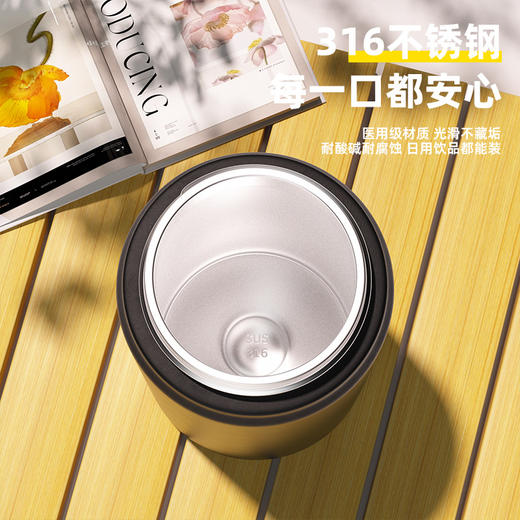 秋冬【提手保温杯双饮水杯】大容量保温壶 运动316不锈钢食品级高颜值水壶  商品图4