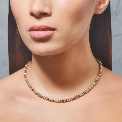 订购8周到｜Tityaravy-Sriphala-碧玺 石榴石 项链［法国设计师］ 商品图0