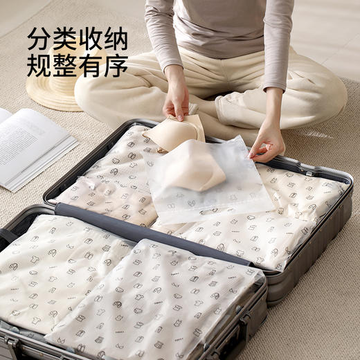 FaSoLa旅行收纳袋衣服内衣鞋子密封袋行李箱整理袋待产包防水分装袋束口 商品图1