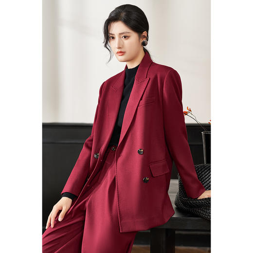 剩L/XL 米思阳2026春季新款通勤气质高级感西装女神范休闲正装外套女2061 商品图2