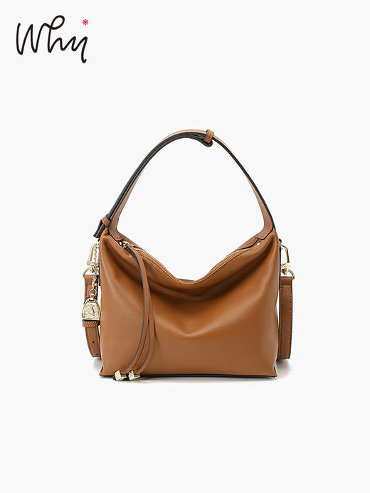 Why小众真皮腋下包植鞣牛皮hobo包复古单肩手提斜挎大容量YA533301 商品图1