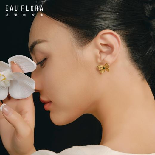 『戏蝶』古法S925蝴蝶造型耳钉 商品图1