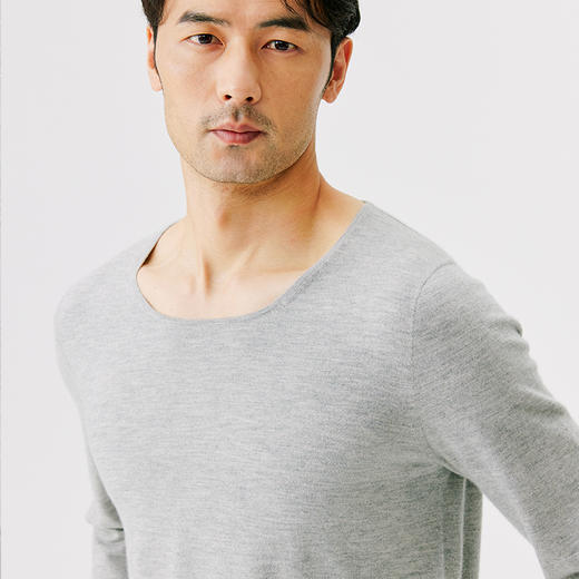 东黎 • 丝羊绒男士秋冬圆领保暖内衣长袖  4633 商品图7