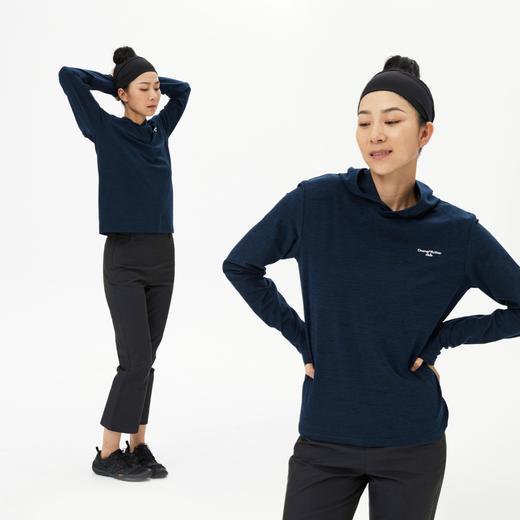 oneup运动弹力连帽长袖 商品图1