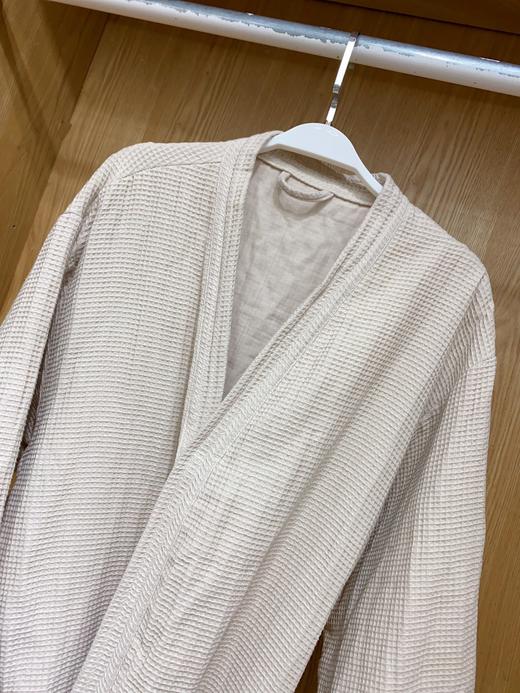 松植屋全棉纱华夫格浴袍浴衣100%纯棉舒适透气不粘皮肤 商品图3