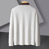 【含桑蚕丝】罗蒙春秋男装商务polo衫男士长袖时尚舒适翻领百搭长袖t恤男 商品缩略图6