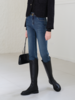 摩登经典复古平衡纱小脚牛仔裤FCE3JEN184 商品缩略图12