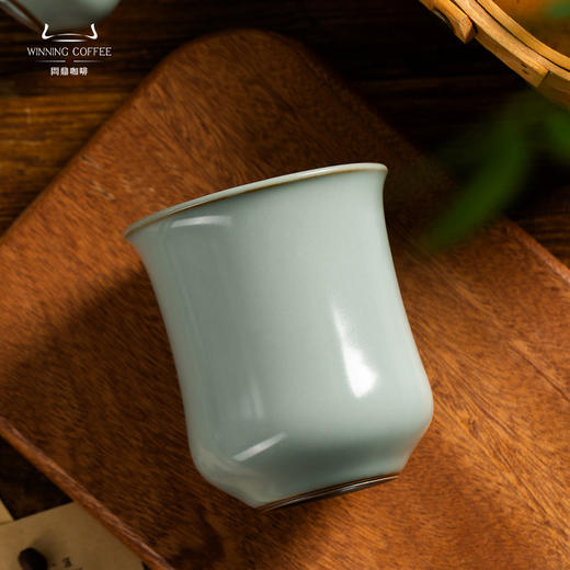 问鼎汝窑咖啡杯束腰杯 商品图2
