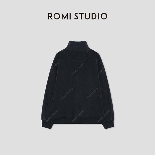 ROMI STUDIO“温暖如初”摇粒绒双面抓毛半开领套头卫衣 431WM058 商品图1
